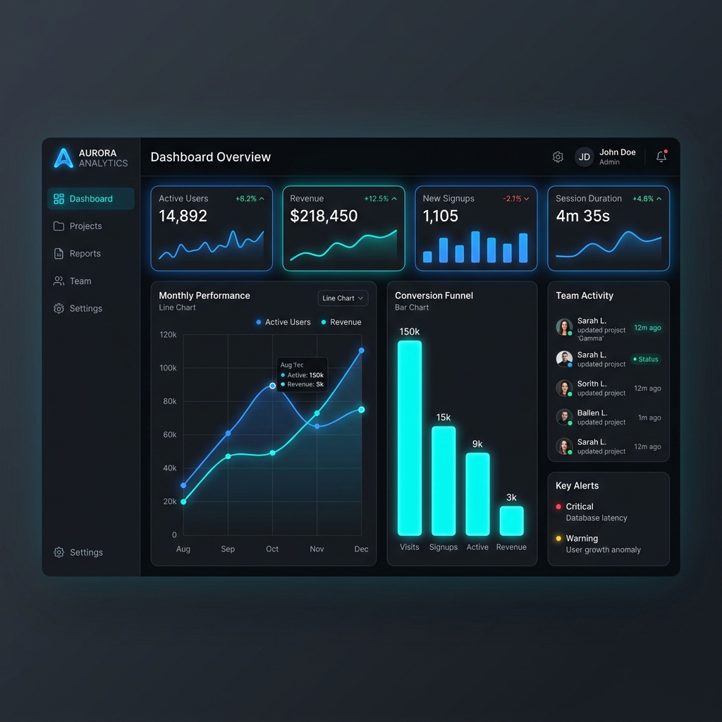 Dashboard da Fábrica
